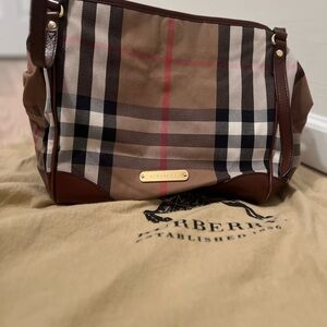 Burberry Checkered Shoulder Bag